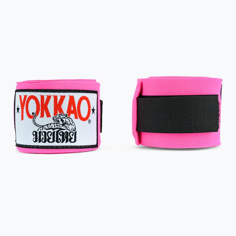 Boxerské bandáže YOKKAO ružové HW-2-8 3