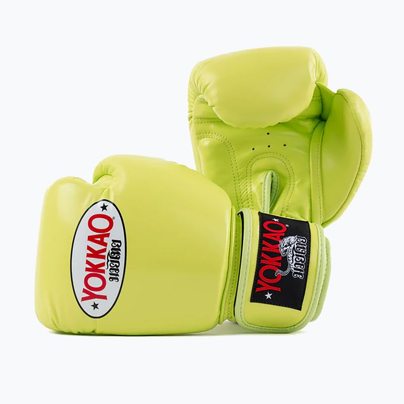 YOKKAO Matrix lime punch pánske boxerské rukavice