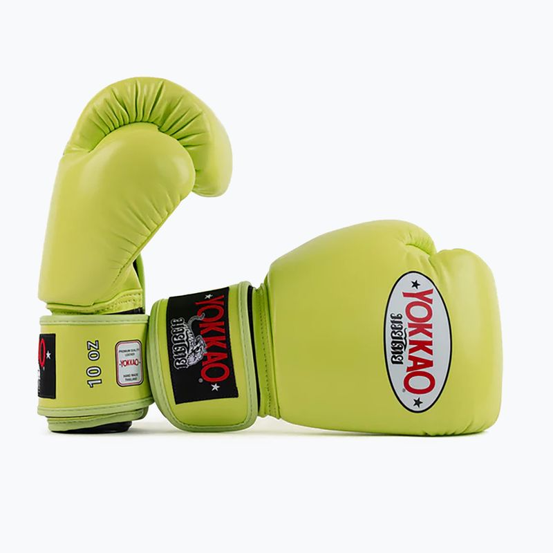 YOKKAO Matrix lime punch pánske boxerské rukavice 3