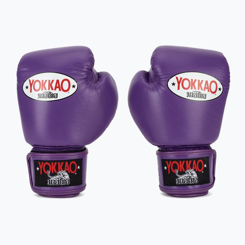 Pánské boxerské rukavice YOKKAO Matrix flash purple 2
