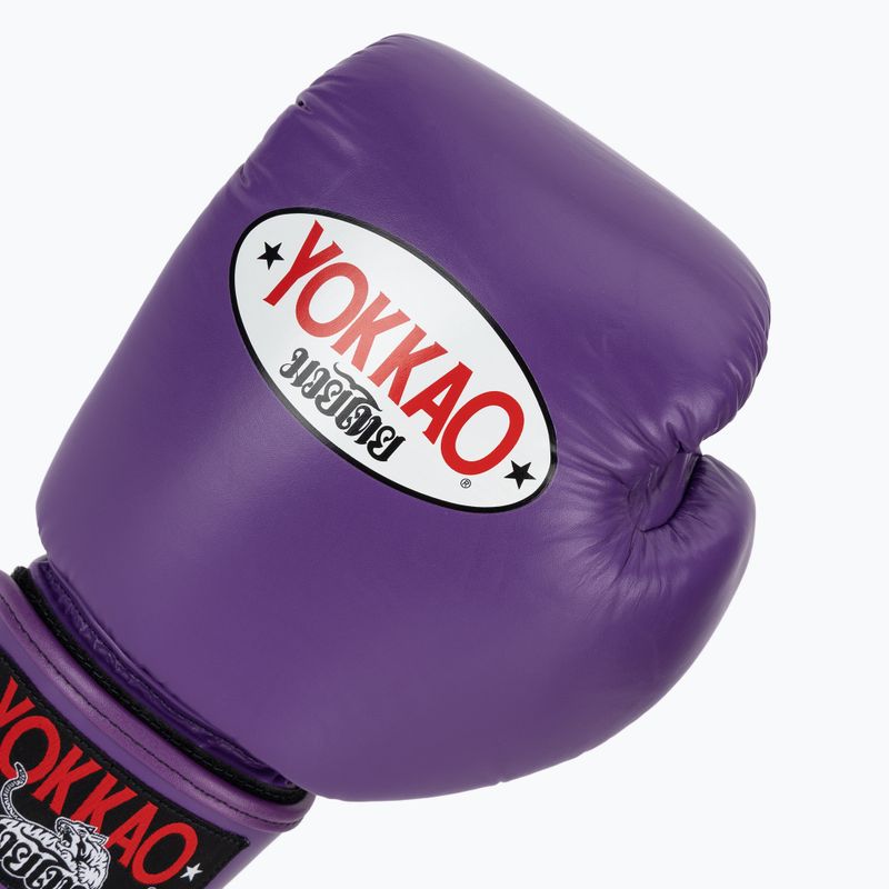 Pánské boxerské rukavice YOKKAO Matrix flash purple 5