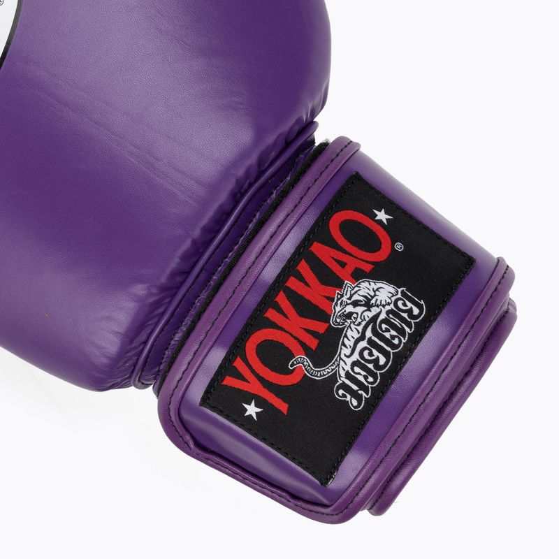 Pánské boxerské rukavice YOKKAO Matrix flash purple 6