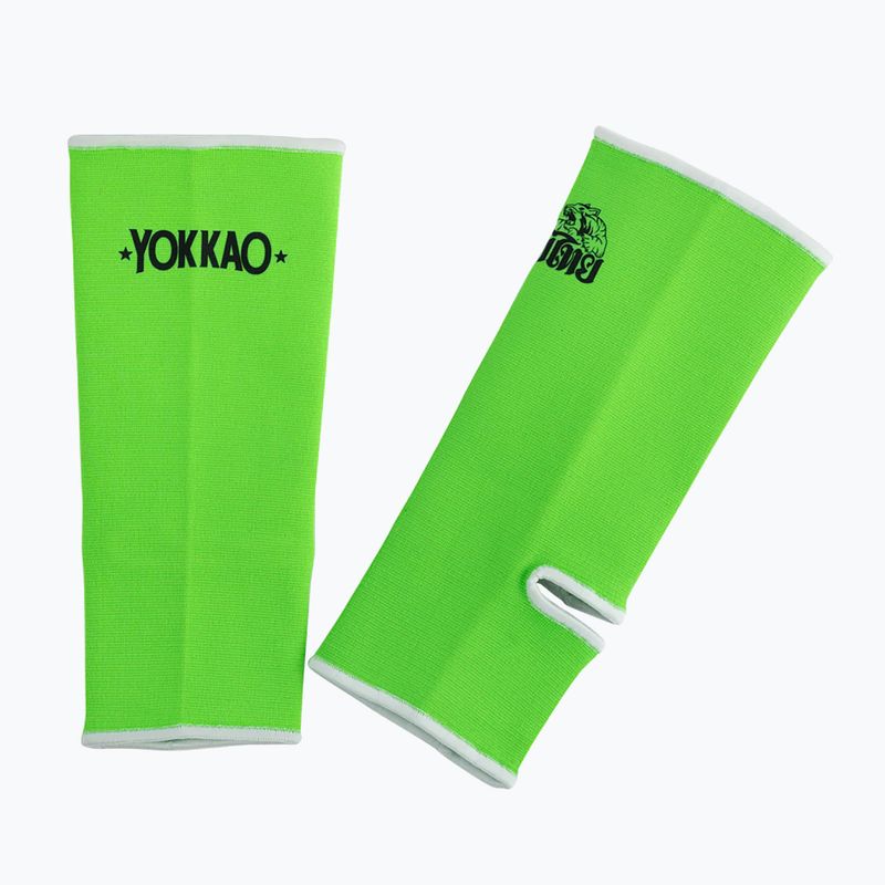 Pánske chrániče členkov  YOKKAO Muay Thai neon green