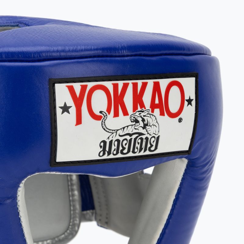 Boxerská prilba YOKKAO Competition blue 4
