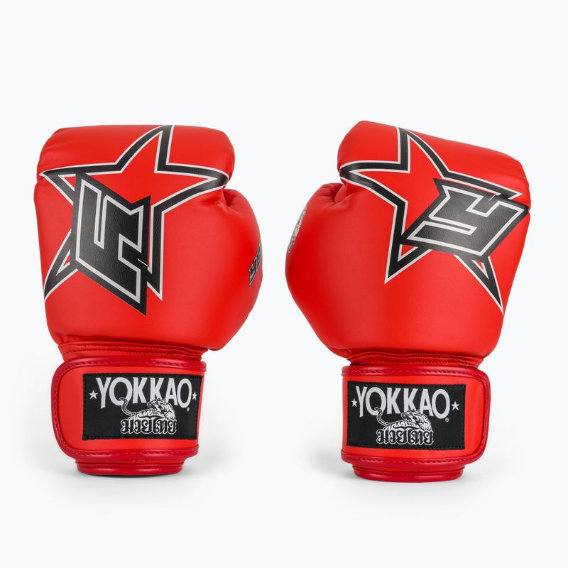 Boxerské rukavice YOKKAO Institution Boxing red 2
