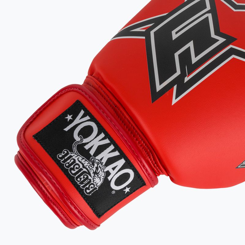 Boxerské rukavice YOKKAO Institution Boxing red 6