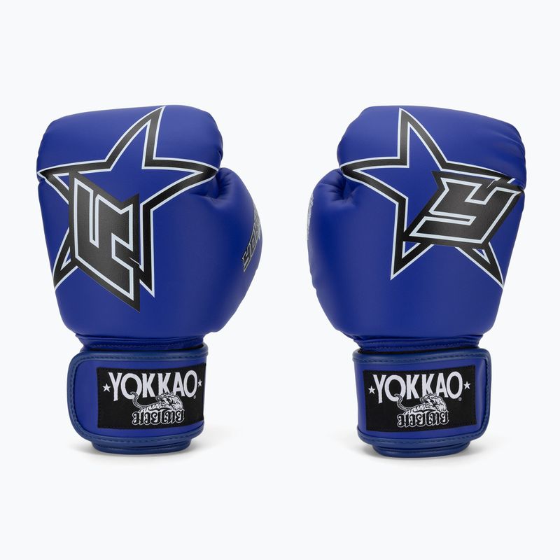 Boxerské rukavice YOKKAO Institution Boxing blue 2