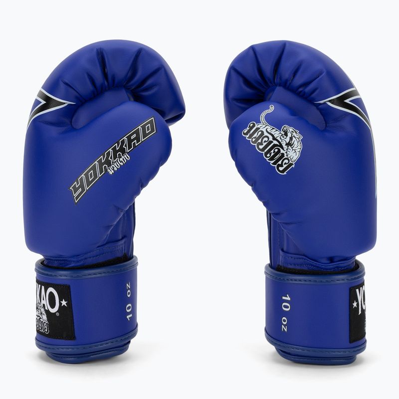 Boxerské rukavice YOKKAO Institution Boxing blue 4