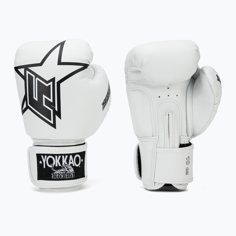 Boxerské rukavice YOKKAO Institution Boxing white