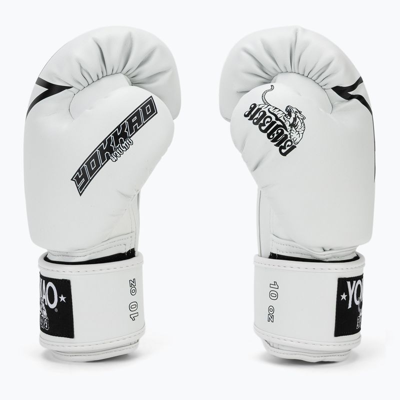 Boxerské rukavice YOKKAO Institution Boxing white 4