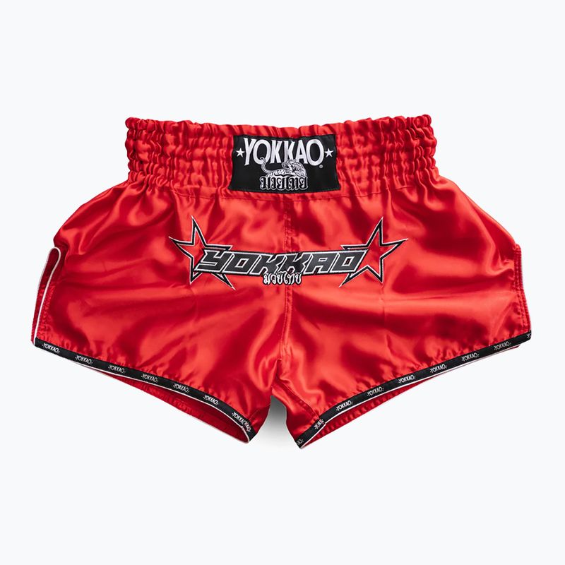 YOKKAO Institution MMA šortky červené TYBS-I-2