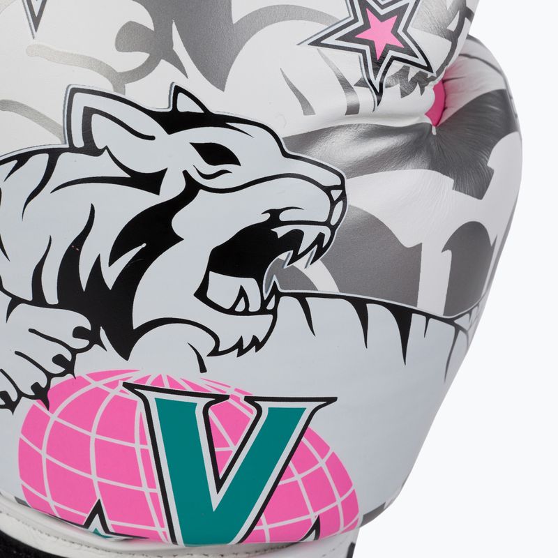 Biele boxerské rukavice YOKKAO 9'S BYGL-9 5