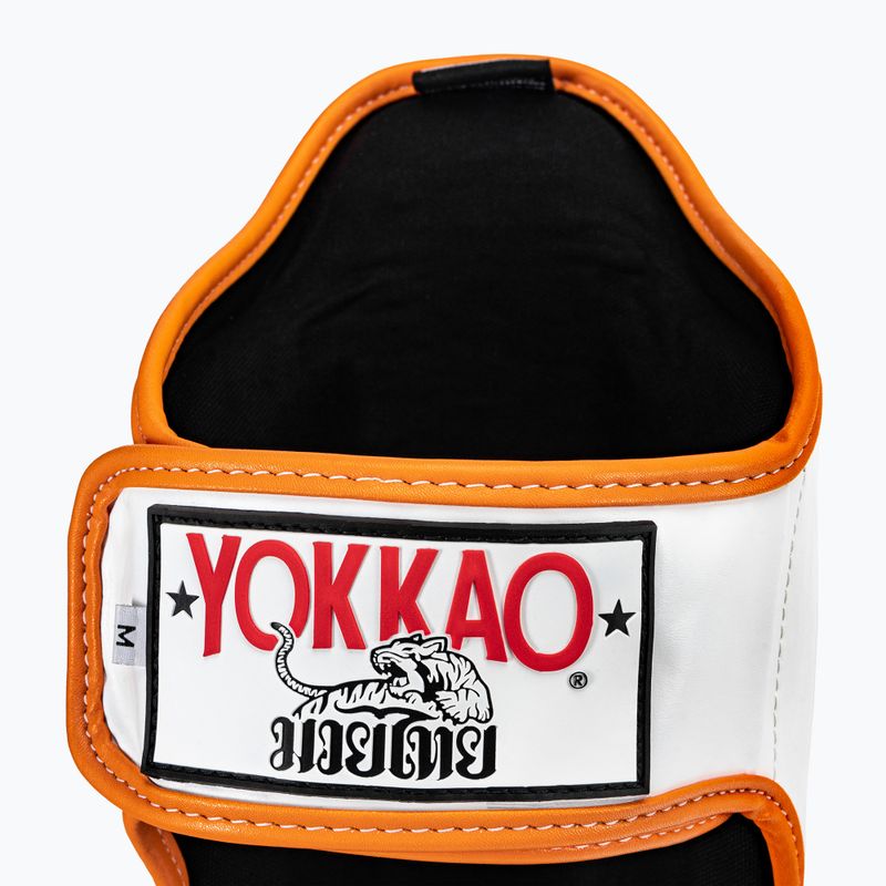YOKKAO Pad Thai chrániče holennej kosti biele SYGL-69-4 4