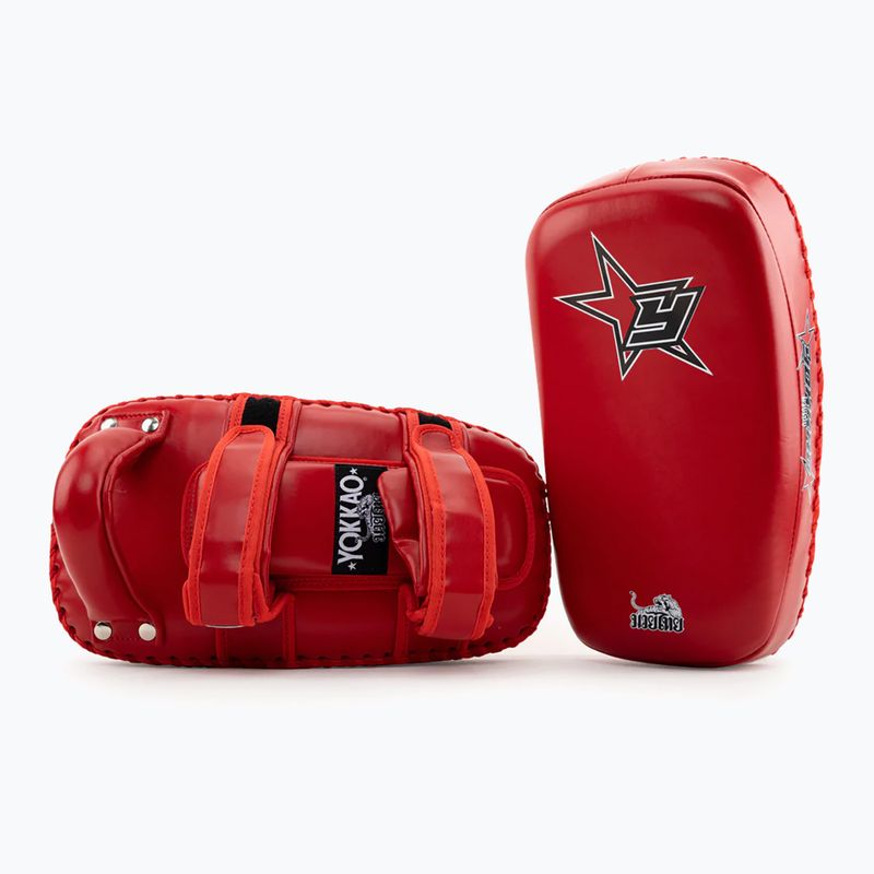 YOKKAO Institution Kick Pads tréningové disky červené KYKS-2 3