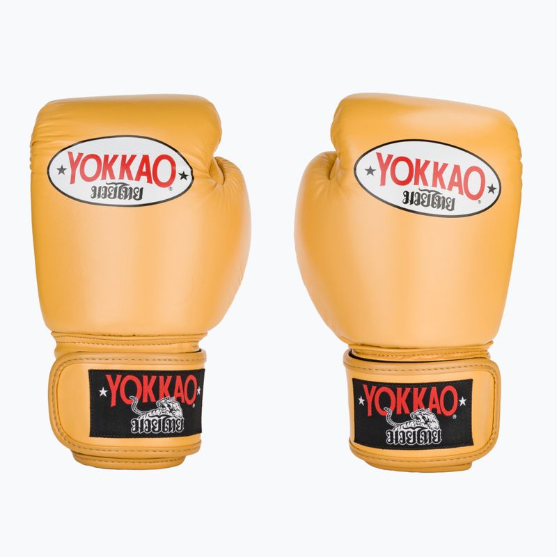 Pánske boxerské rukavice YOKKAO Matrix mango 2