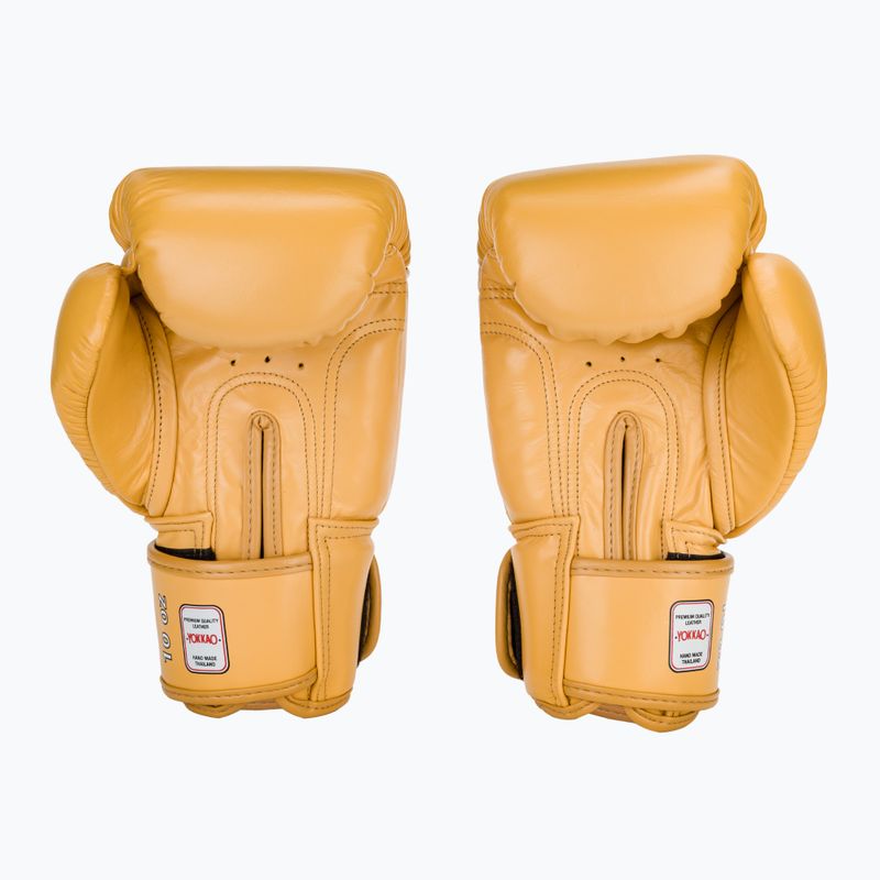 Pánske boxerské rukavice YOKKAO Matrix mango 3