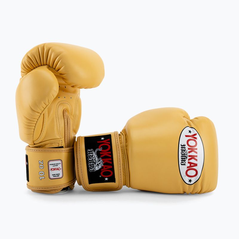 Pánske boxerské rukavice YOKKAO Matrix mango 2