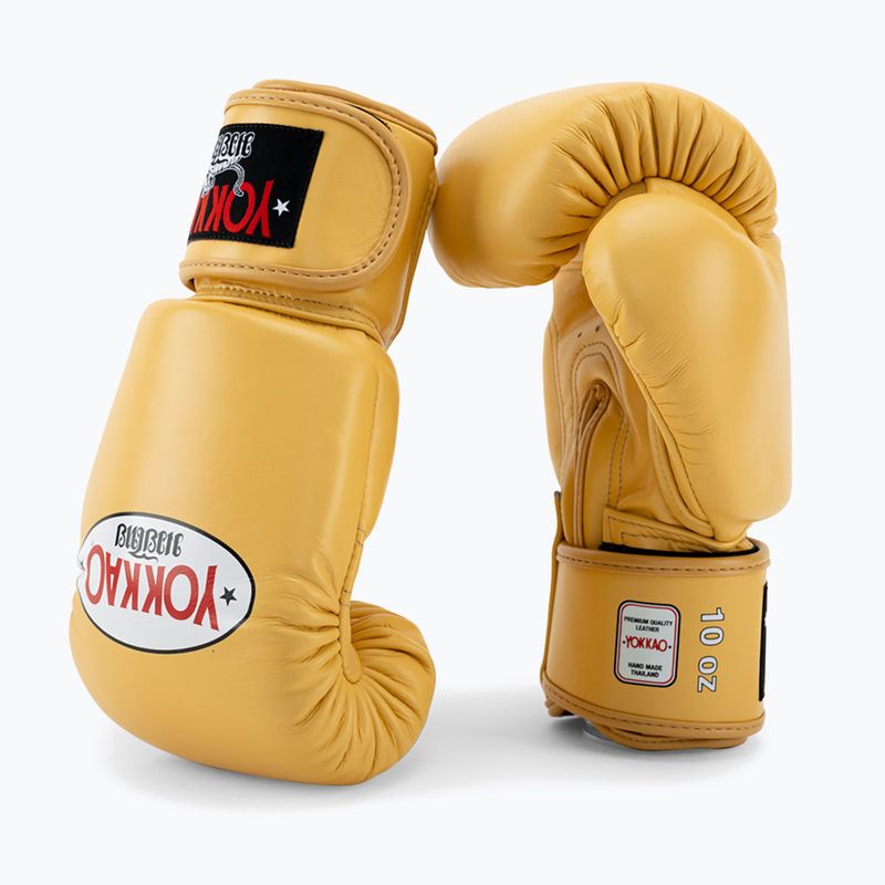Pánske boxerské rukavice YOKKAO Matrix mango 3