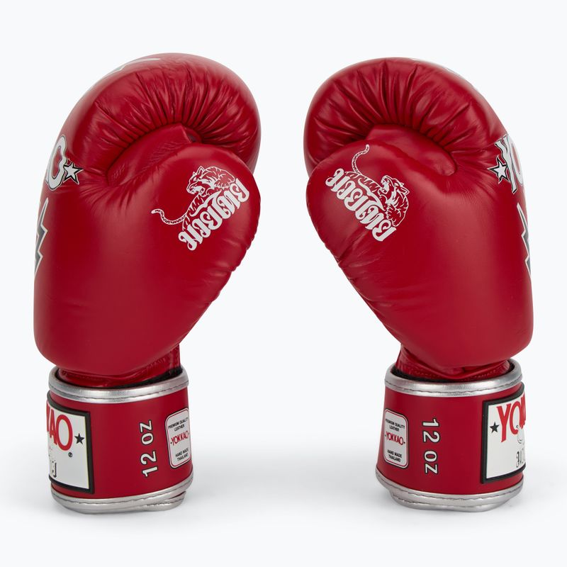 Pánske boxerské rukavice YOKKAO Stadium red 4