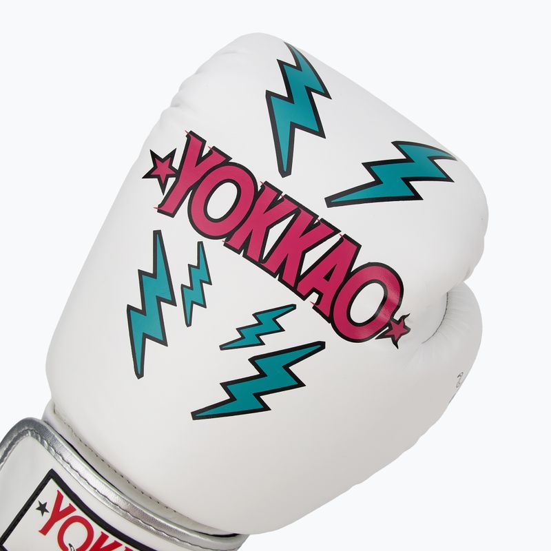 Pánske boxerské rukavice YOKKAO Stadium white 5