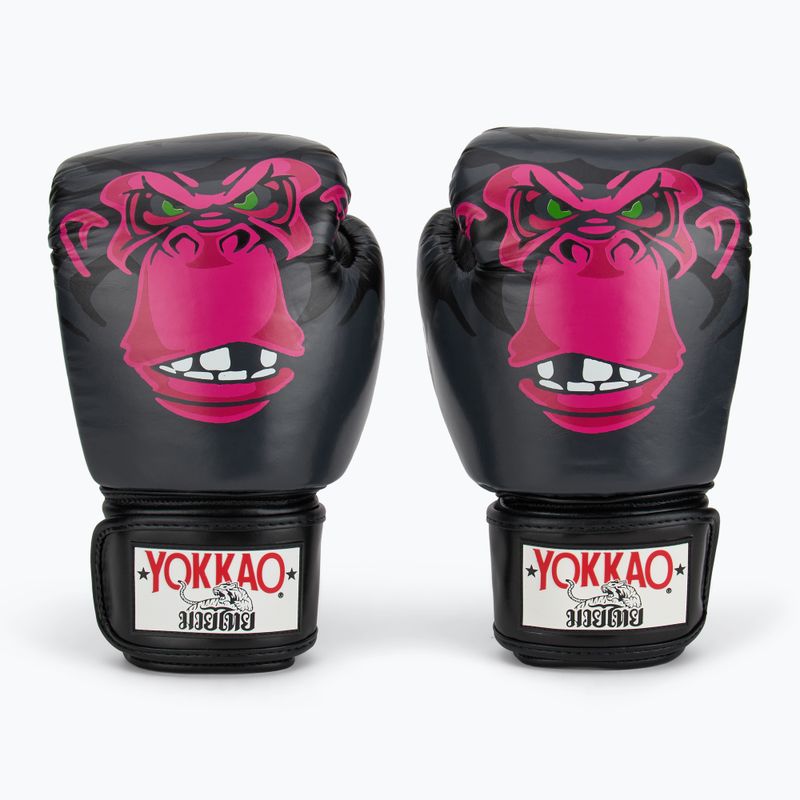Pánske boxerské rukavice YOKKAO Primate black 2