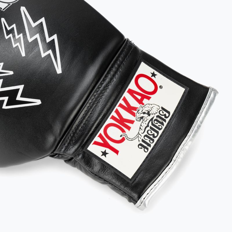 Pánske boxerské rukavice YOKKAO Stadium Lace Up black 6