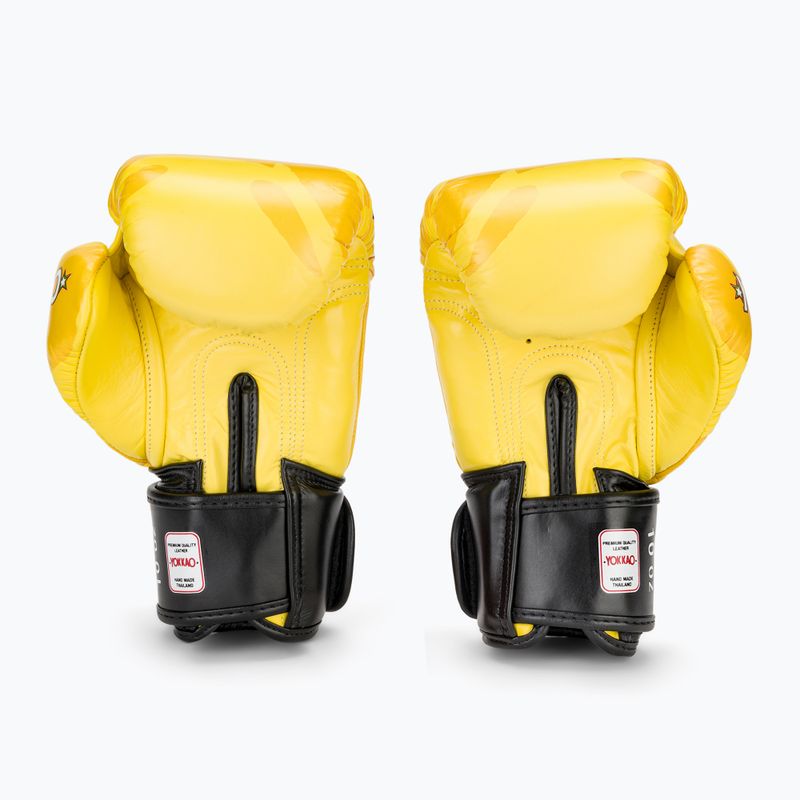 Pánske boxerské rukavice YOKKAO Primate yellow 3