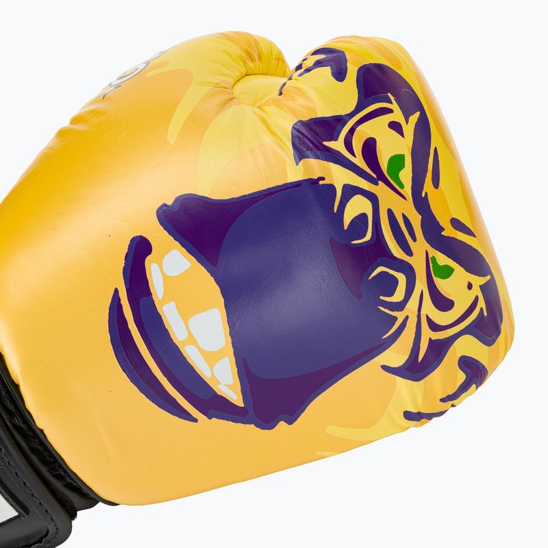 Pánske boxerské rukavice YOKKAO Primate yellow 5