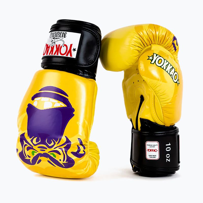 Pánske boxerské rukavice YOKKAO Primate yellow 2