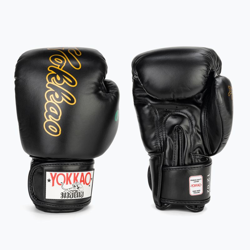 Pánske boxerské rukavice YOKKAO Wax black
