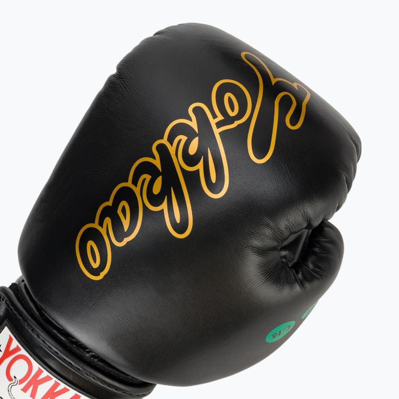 Pánske boxerské rukavice YOKKAO Wax black 5