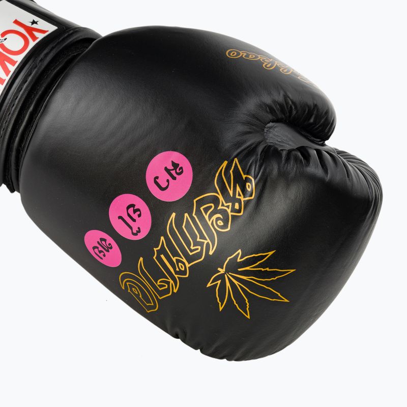Pánske boxerské rukavice YOKKAO Wax black 6
