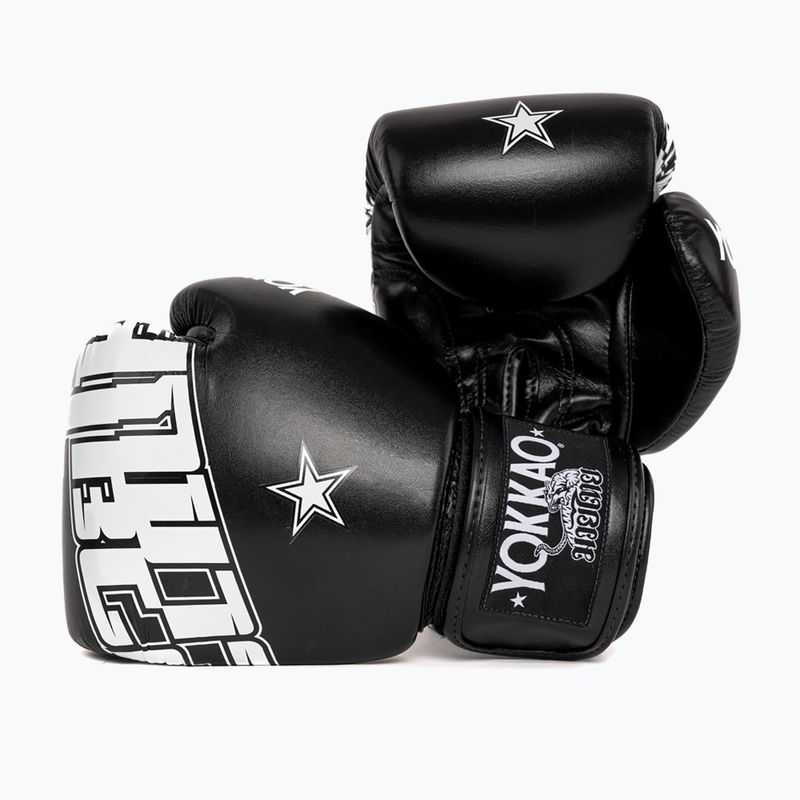 Boxerské rukavice YOKKAO Lettering Boxing black