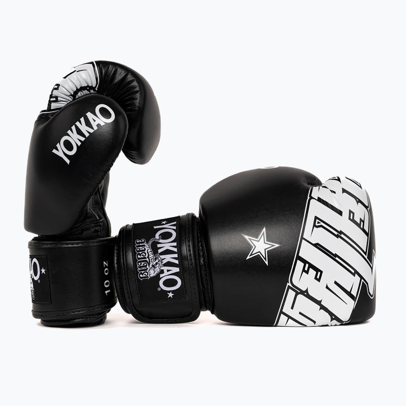 Boxerské rukavice YOKKAO Lettering Boxing black 3