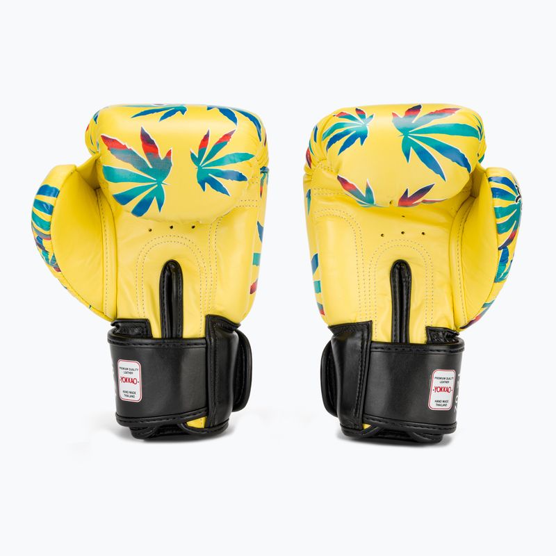 Pánske boxerské rukavice YOKKAO Wax yellow 3
