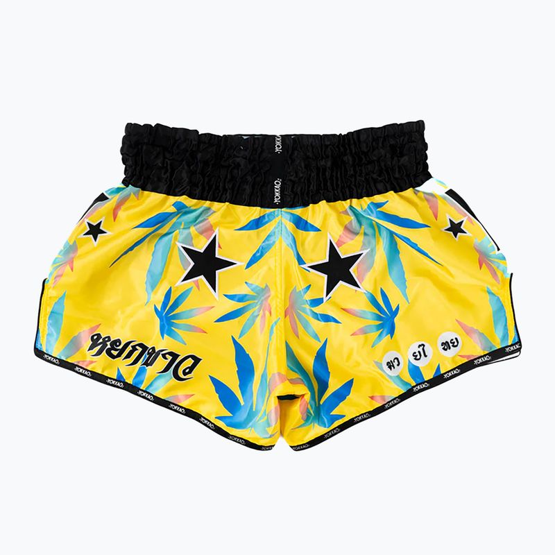 Pánske tréningové šortky YOKKAO Wax CarbonFit yellow 2
