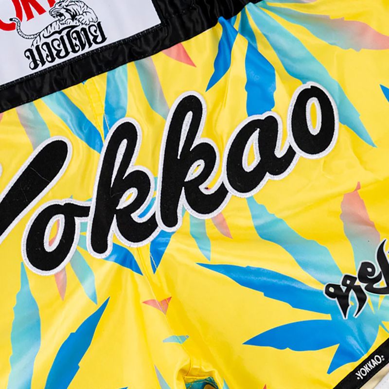 Pánske tréningové šortky YOKKAO Wax CarbonFit yellow 3