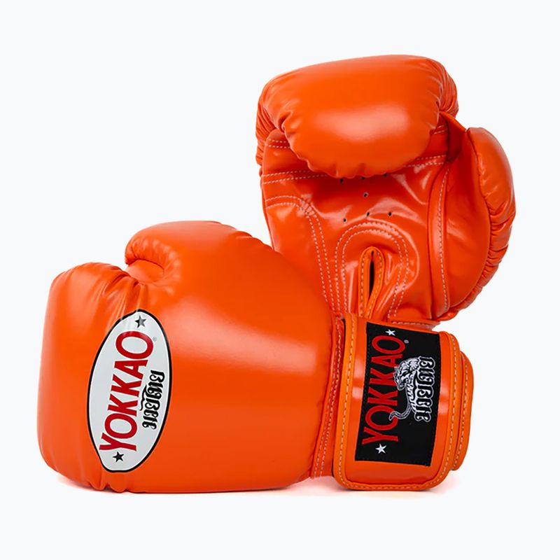Pánske boxerské rukavice YOKKAO Matrix orange ibis 7
