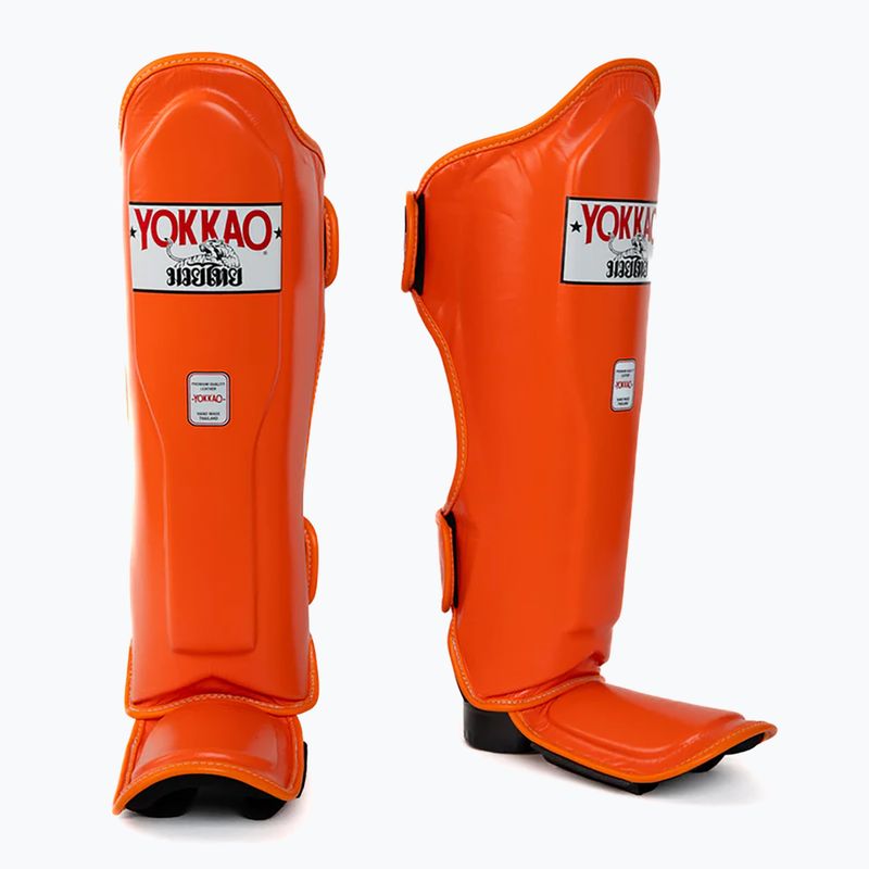 Chrániče holennej kosti a chodidla YOKKAO Matrix orange ibis 2