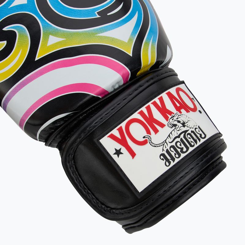 Pánske boxerské rukavice YOKKAO Flames black 6