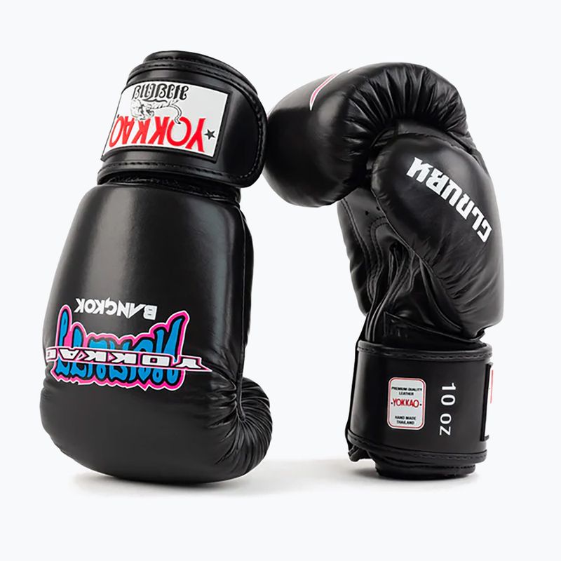 Pánske boxerské rukavice YOKKAO East Club black 8