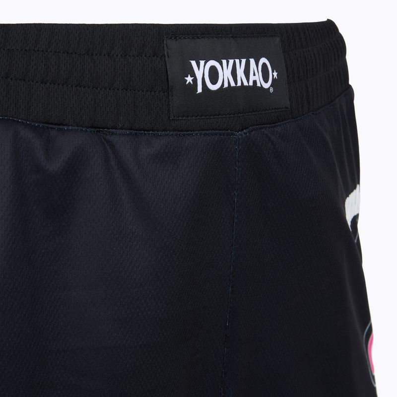 Pánske tréninkové šortky YOKKAO Flames Workout black 4