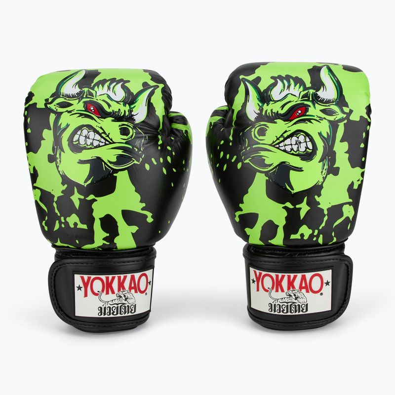 Pánske boxerské rukavice YOKKAO Angry Bull black 2