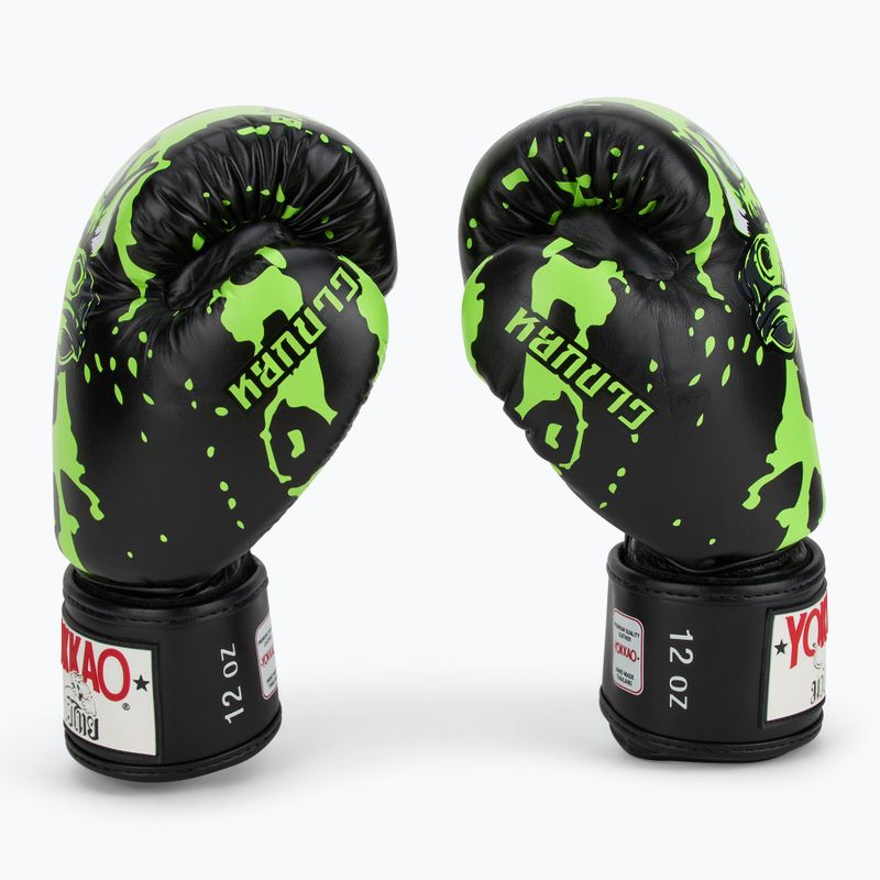 Pánske boxerské rukavice YOKKAO Angry Bull black 4