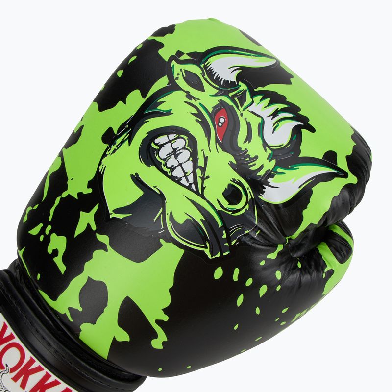 Pánske boxerské rukavice YOKKAO Angry Bull black 5