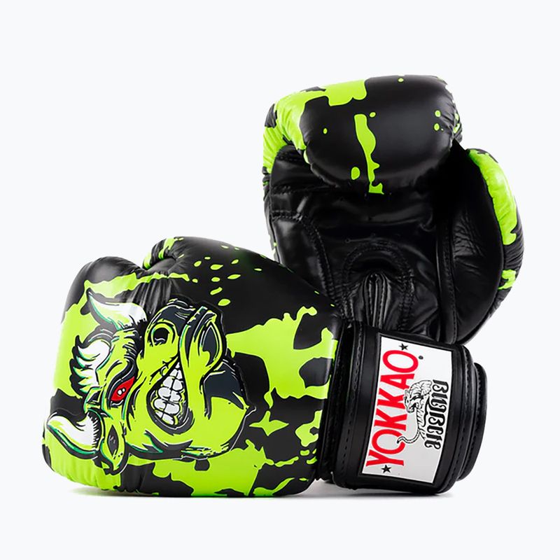 Pánske boxerské rukavice YOKKAO Angry Bull black 7