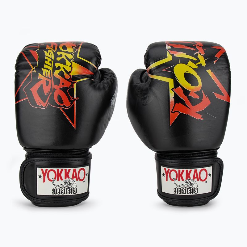 Pánske boxerské rukavice YOKKAO Fighter KO black 2
