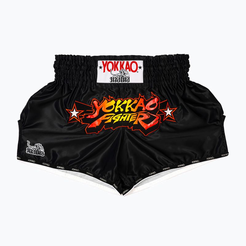 Pánske tréninkové šortky YOKKAO Fighter KO Muay Thai black 5