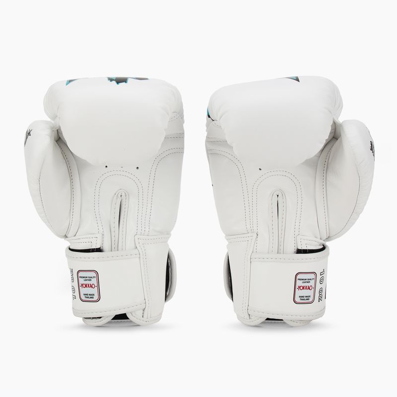 Pánske boxerské rukavice YOKKAO Fighter KO white 3