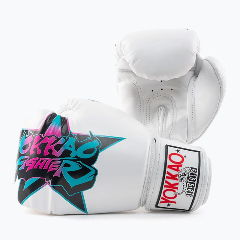 Pánske boxerské rukavice YOKKAO Fighter KO white 7